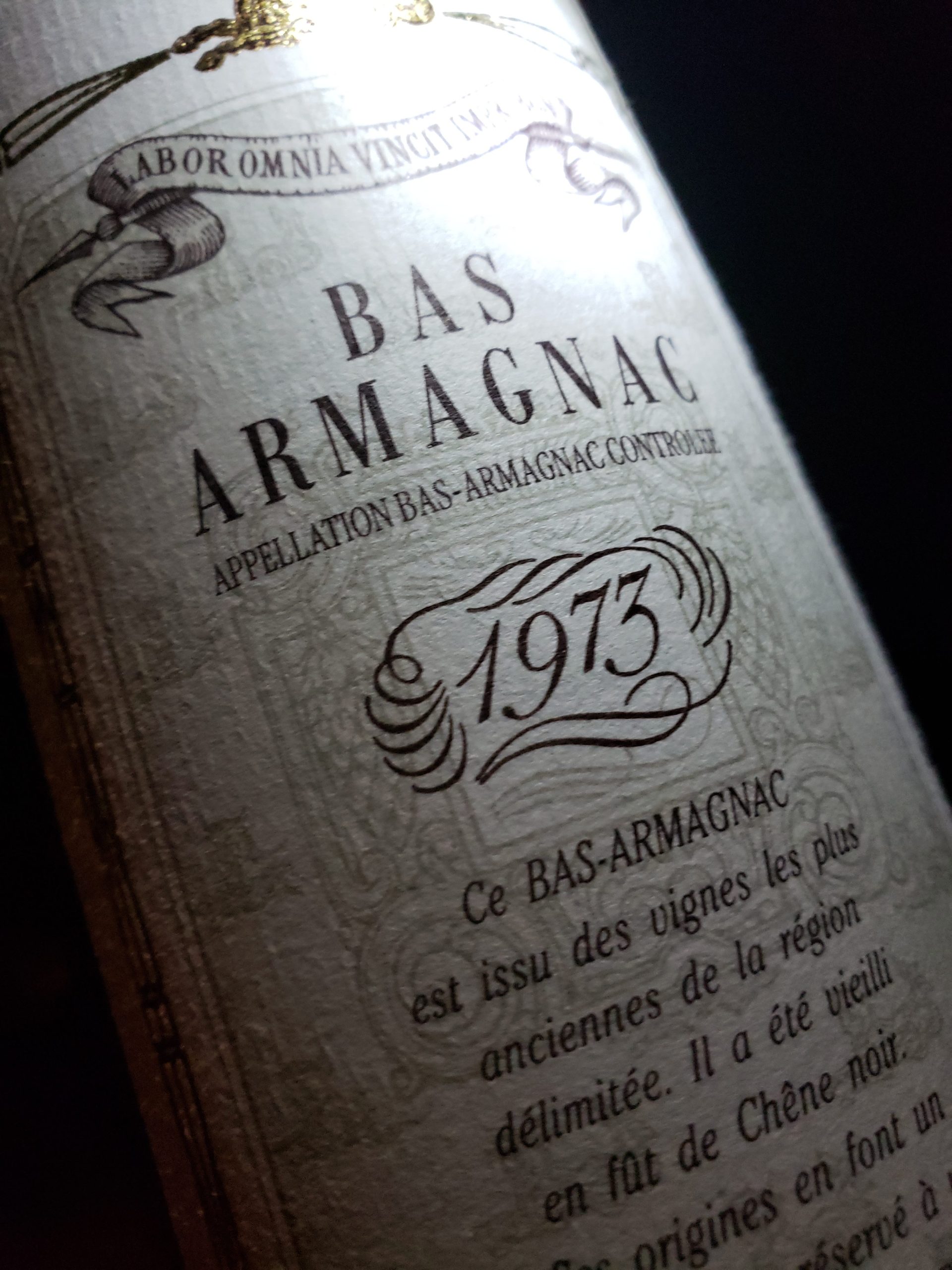 バ・アルマニャック ドメーヌ・ド・ラサール 1973(Bas Armagnac